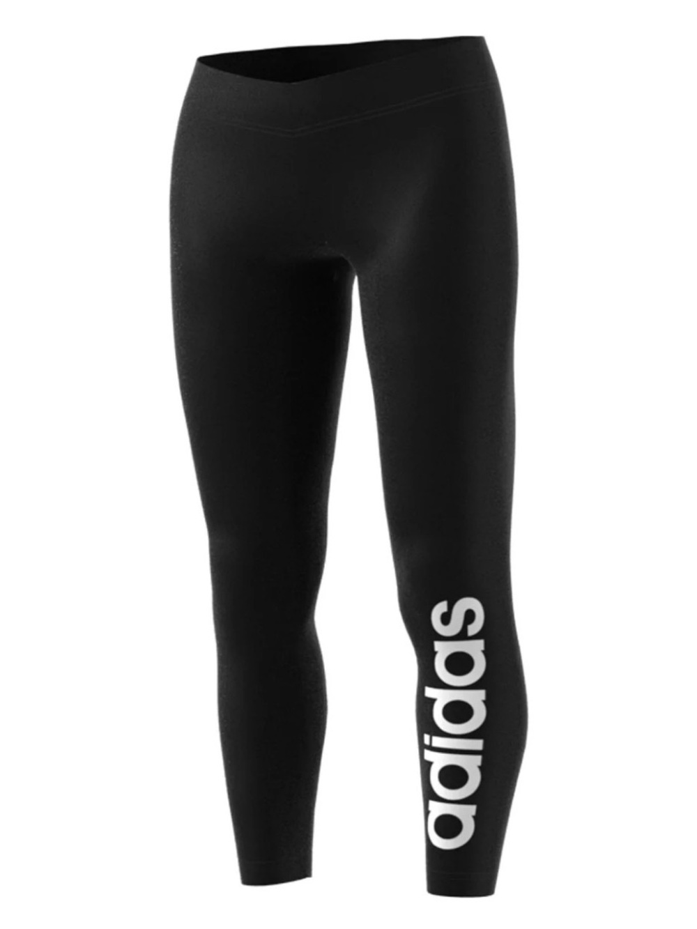 NWT adidas Black Leggings with White Side Logo for women